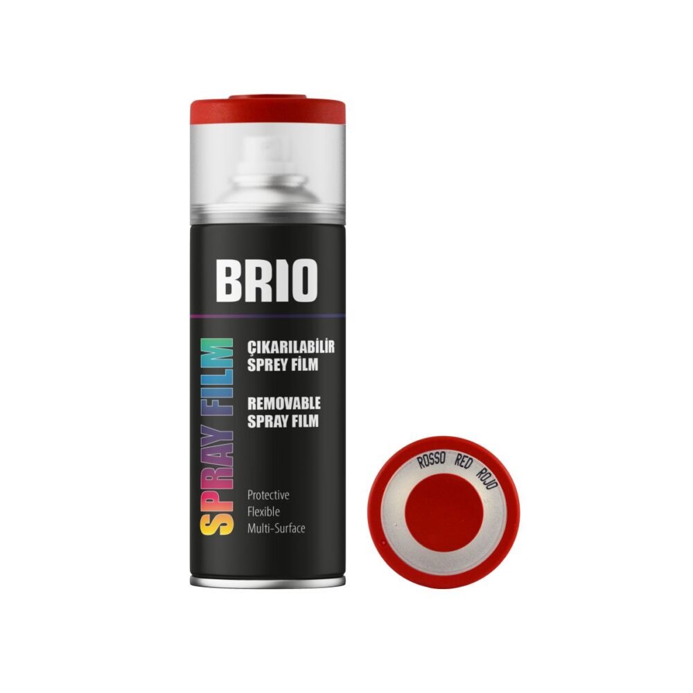 Brio Sprey Boya Çıkarılabilir Opak Kırmızı 400 Ml - Görsel 2