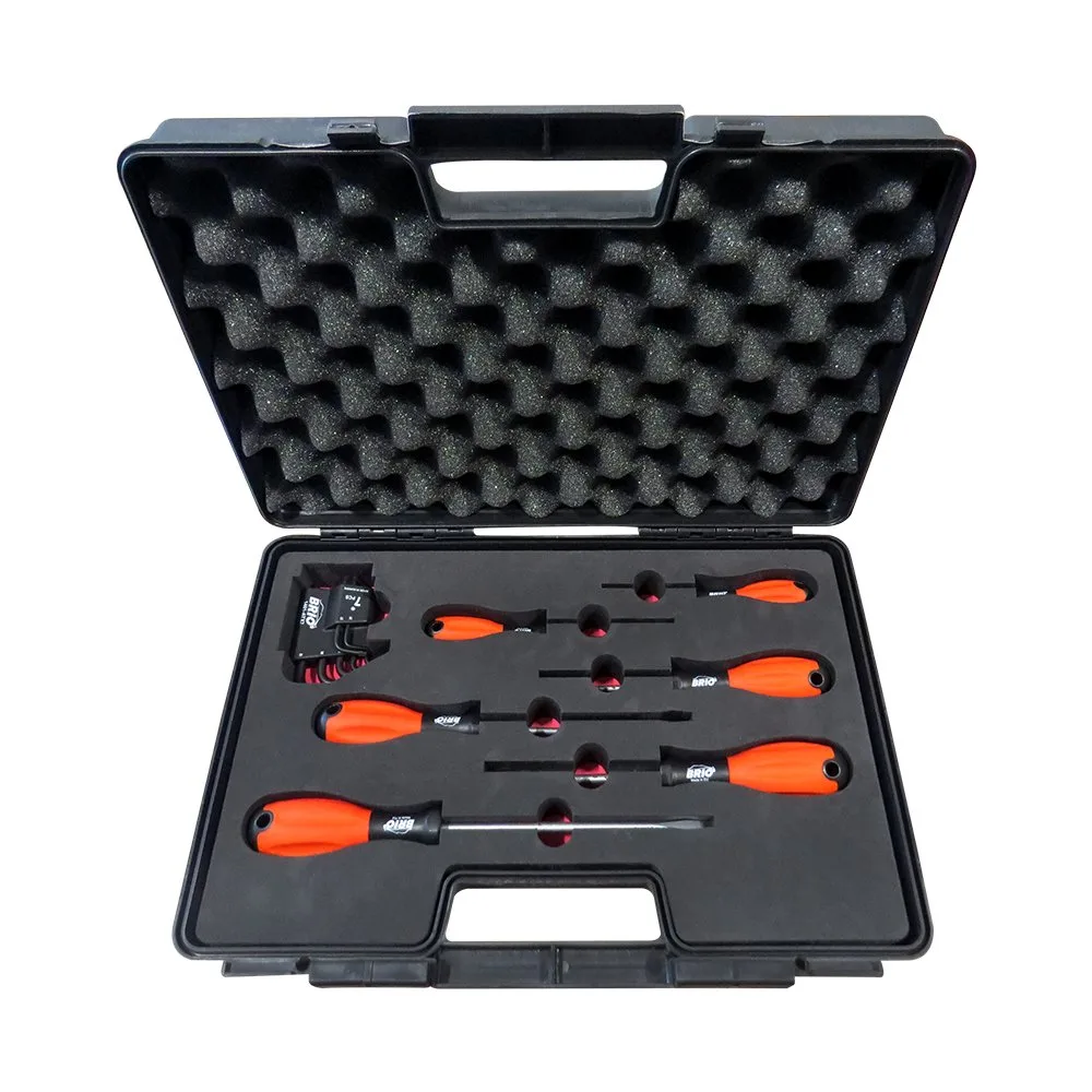 Brio Tornavida Düz Yıldız -Torx Allen Seti 13 Parça Çantada (Tork