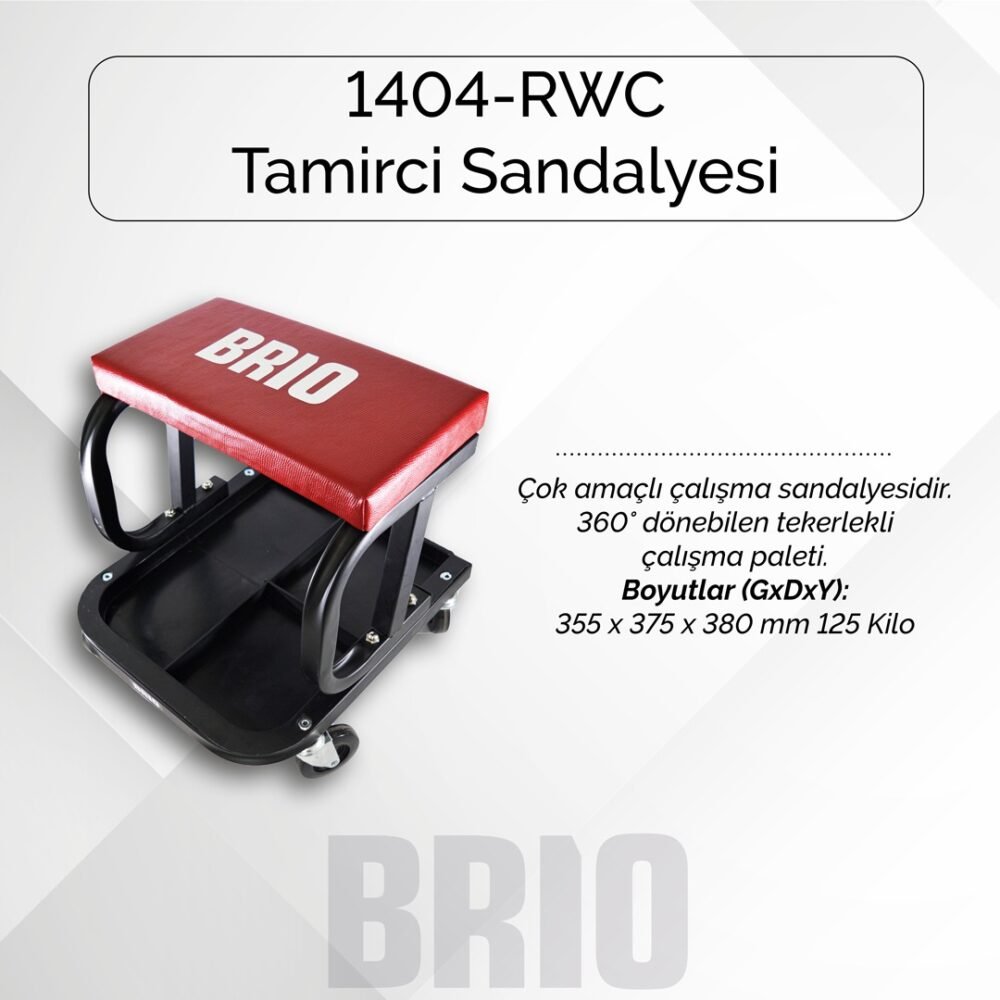 Brio Tamirci Sandalyesi Tamirci Taburesi - Görsel 2