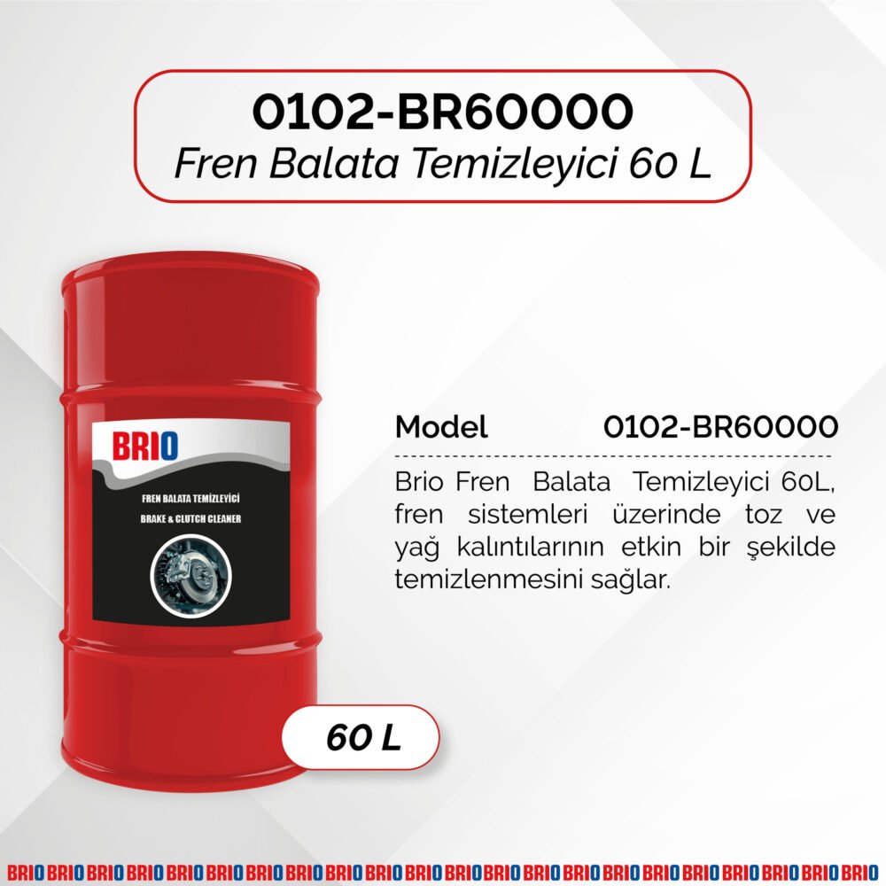 Brio Fren Balata Temizleyici 60 L - Görsel 2