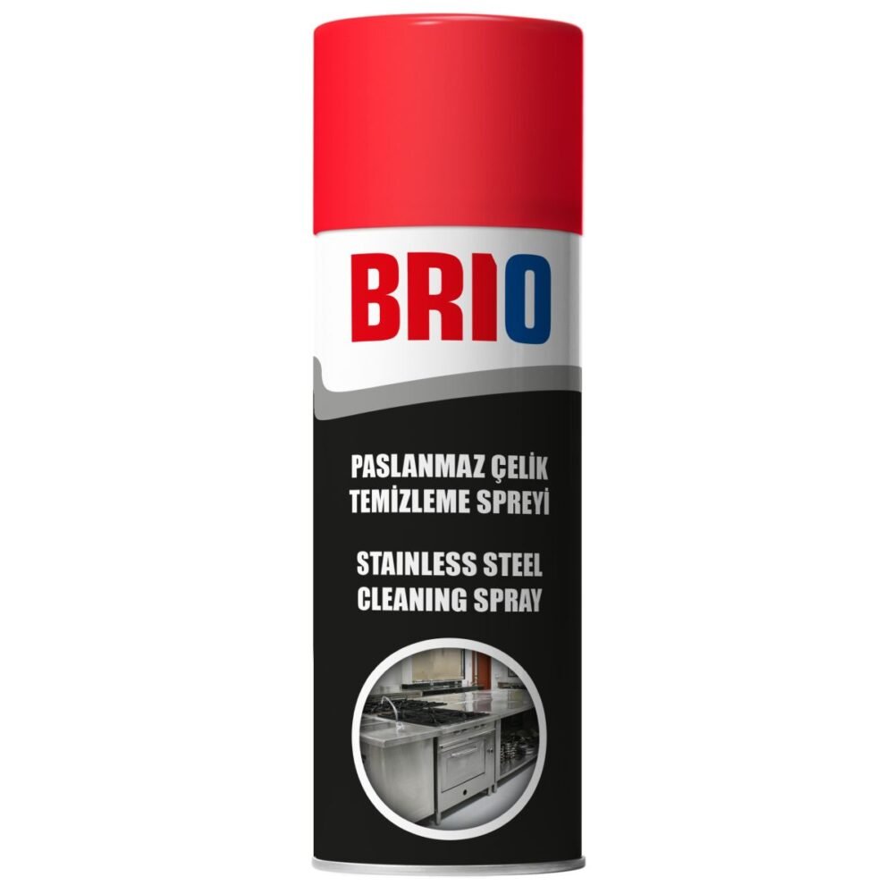 Brio Paslanmaz Çelik Temizleme, Parlatma Spreyi 2'li 400 Ml - Görsel 2