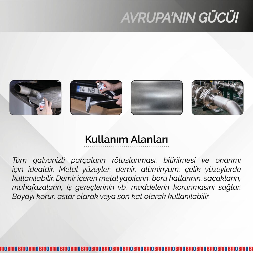 Brio Çinko Sprey Açık 400 Ml - Görsel 4