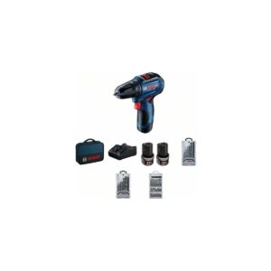 Bosch Professional Gsr 12v-30 Akülü Delme Vidalama Makinesi 2a Çift Akülü