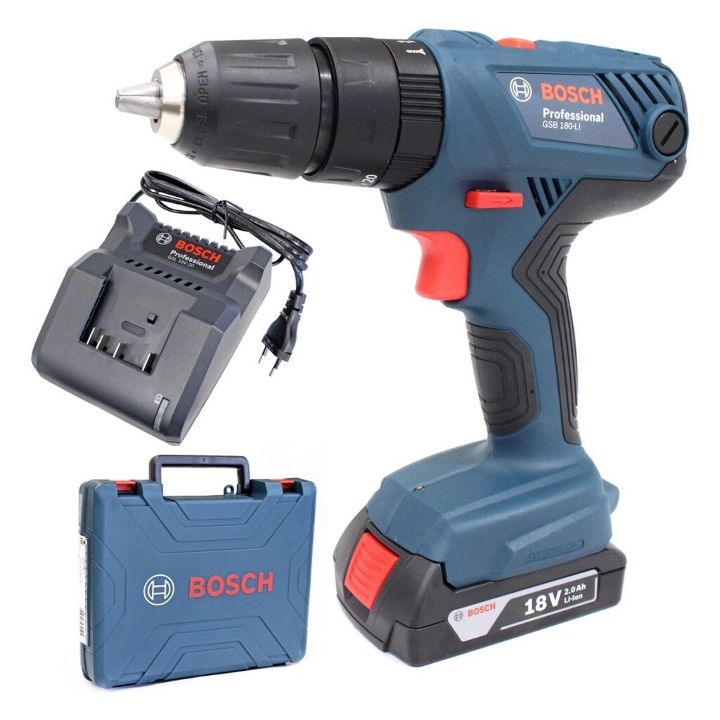 Bosch Professional Gsb 180-li Akülü Darbeli Delme Vidalama Makinesi 2a Tek Akülü - Görsel 3