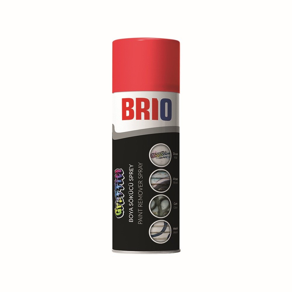 Brio Duvar & Ahşap & Cam & Metal Grafiti Boya Sökücü Sprey 400 ML
