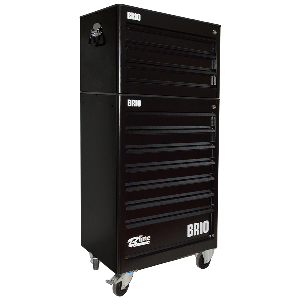 HAREKETLİ TAKIM DOLABI 10 ÇEKMECE SİYAH BOŞ BRIO