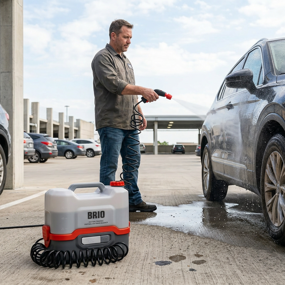 AKÜLÜ TAŞINABİLİR YIKAMA MAKİNASI JETGUN PRO 8 L - Görsel 3