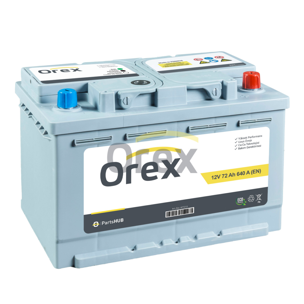 Orex Akü 105 Ah H4 760A (345×175×228) Tam Kapalı