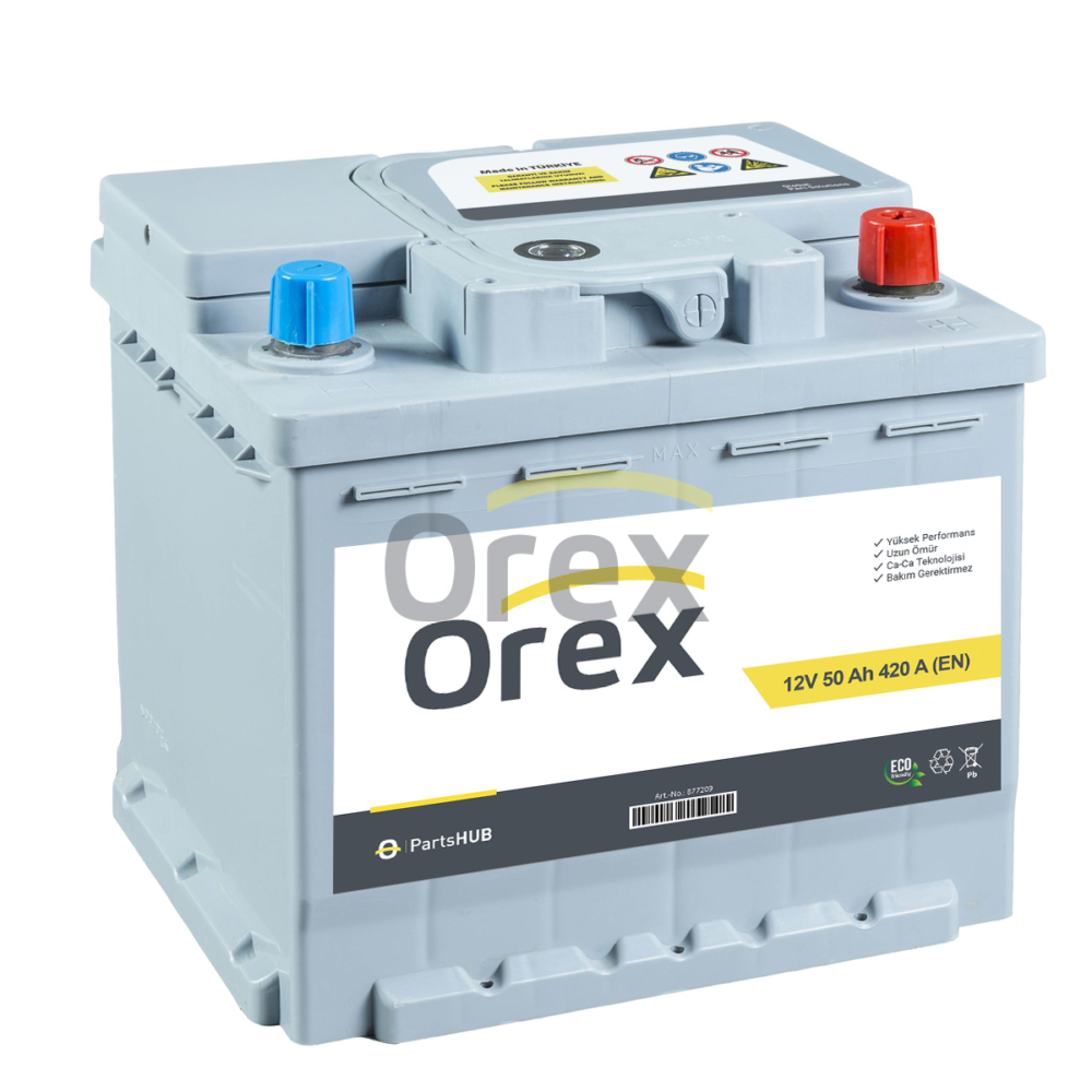 Orex Akü 60 Ah Lb2 540A (242×175×175) Tam Kapalı Alçak